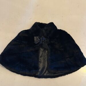 Toddler Faux Fur Dress Cover/Poncho